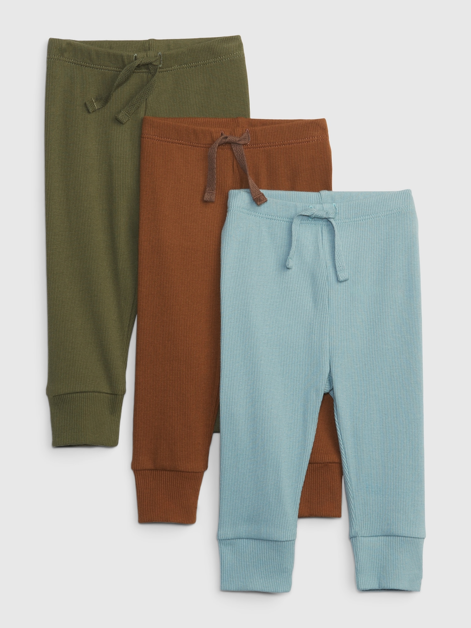 Organic Cotton Baby Ribbed Joggers
