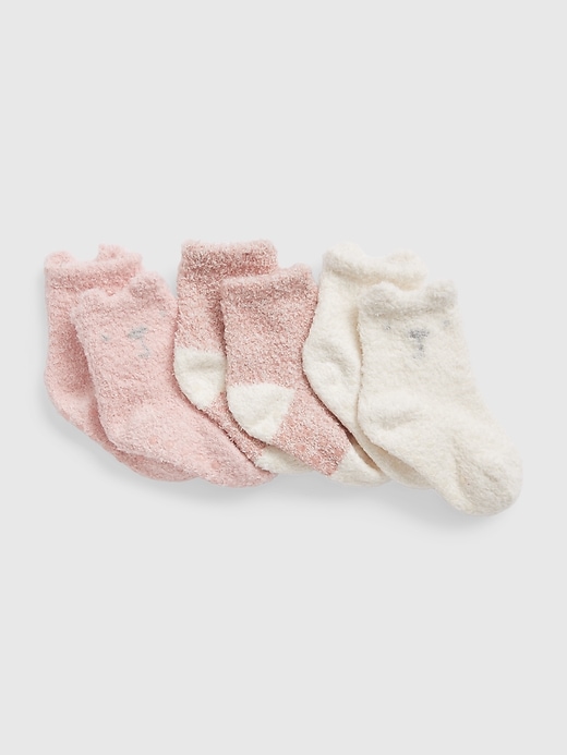 Baby Cozy Bear Socks 3 Pack Gap