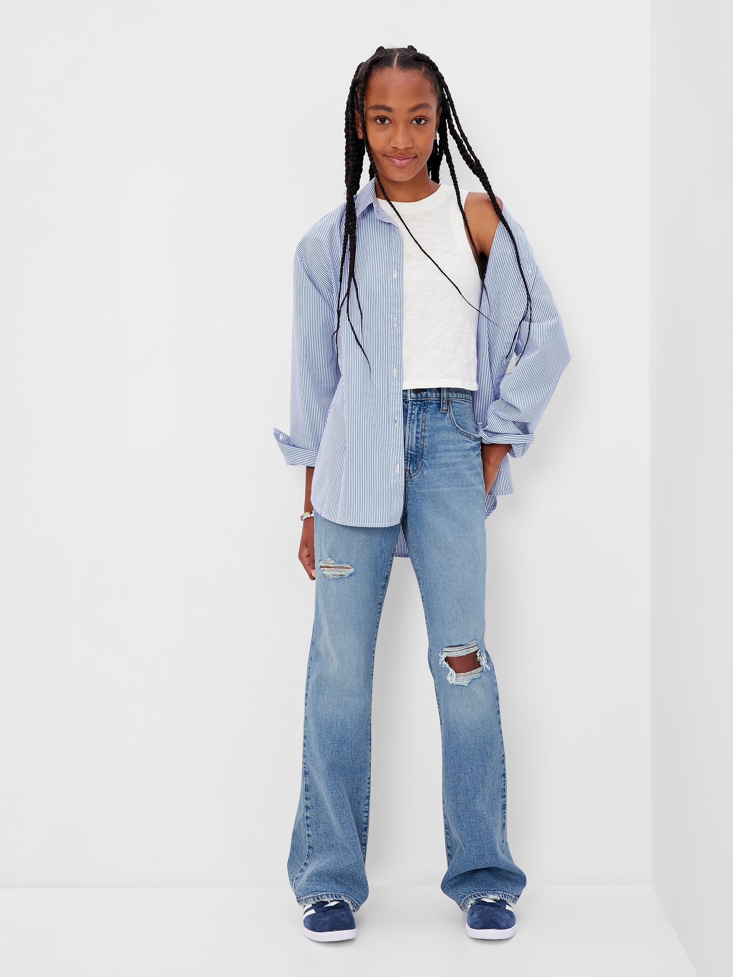 Teen High Rise '90s Loose Flare Jeans