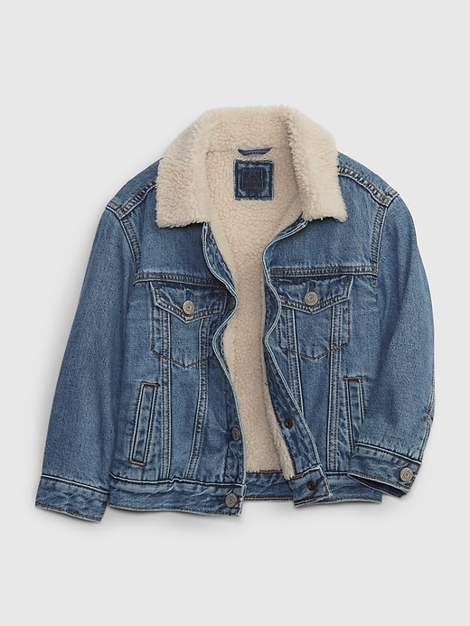 Sherpa Soft Lined Denim Jacket – Tunie's