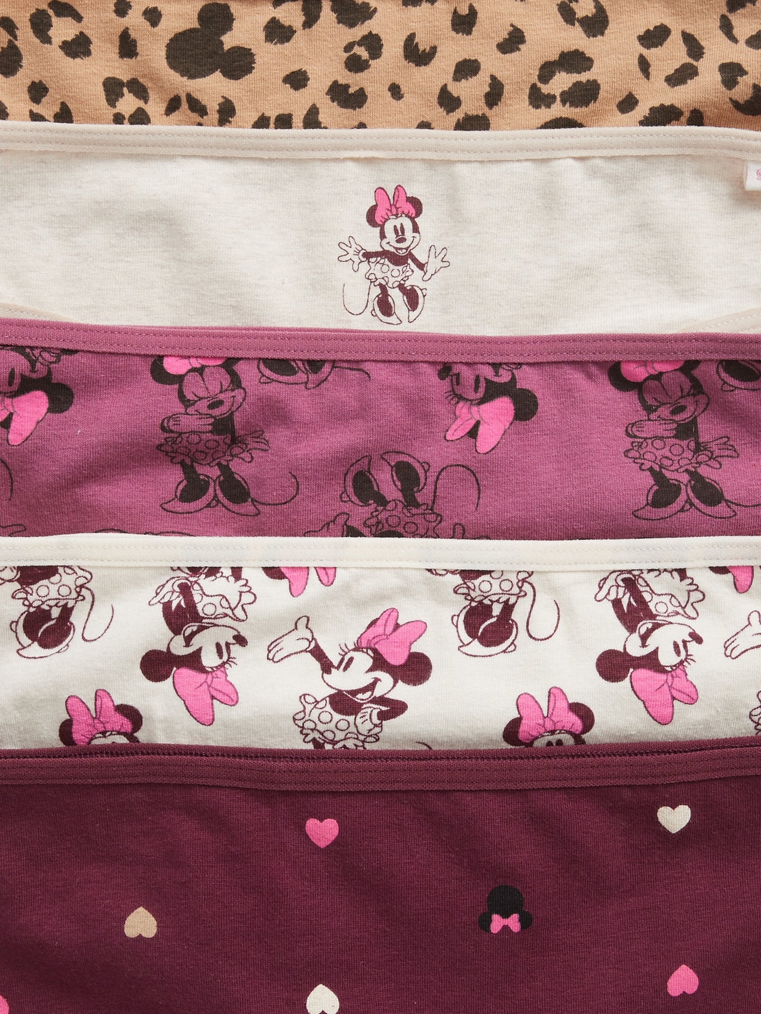 7-pack Cotton Briefs - Red/Minnie Mouse - Kids