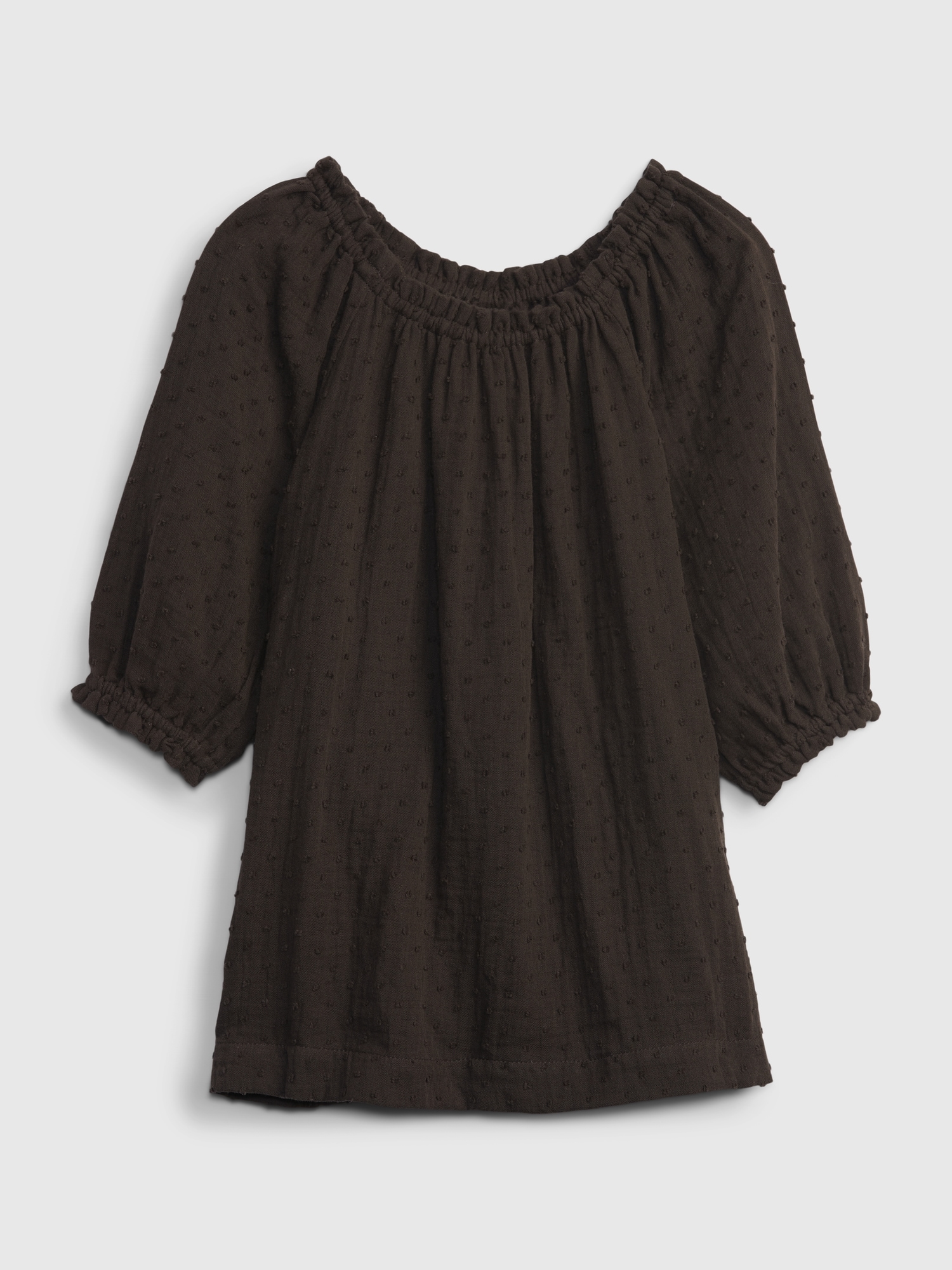 Gap Kids Swiss Dot Top brown. 1