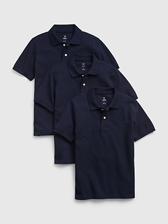 Youth Navy Blue Polo Uniform – Kids Unlimited Of Oregon