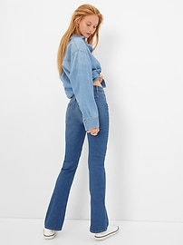 Buy Gap Blue Mid Rise Bootcut Washwell Jeans from Next Poland