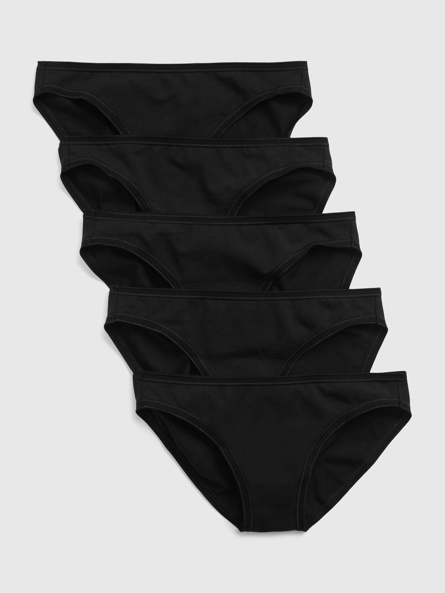 5-Pack Cotton Stretch Bikini Panties