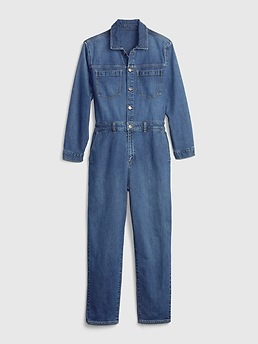 denim jumpsuit gap