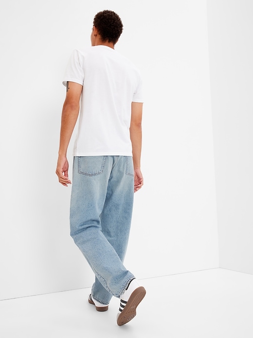 Image number 2 showing, Baggy Jeans with Washwell