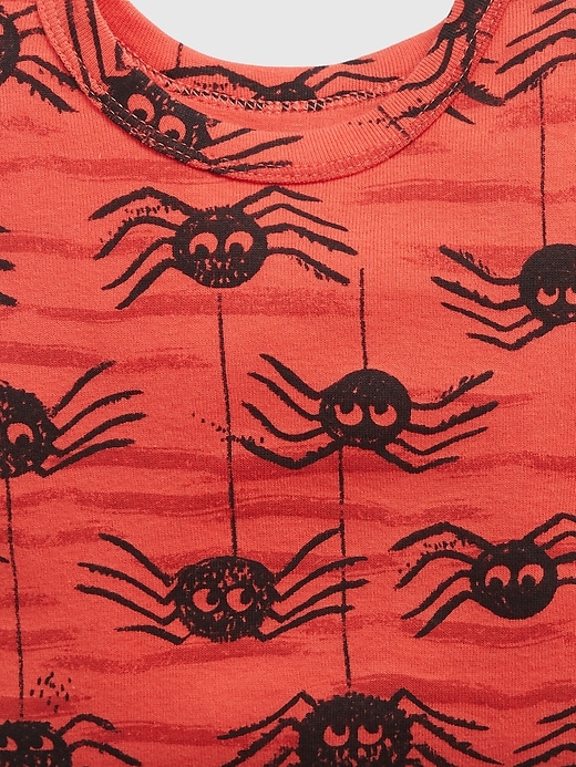 Image number 2 showing, babyGap Organic Cotton Halloween Spider PJ Set
