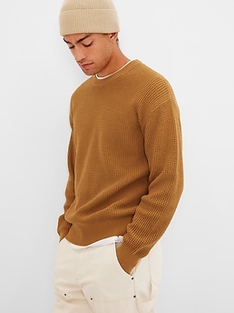 Gap waffle knit best sale sweater