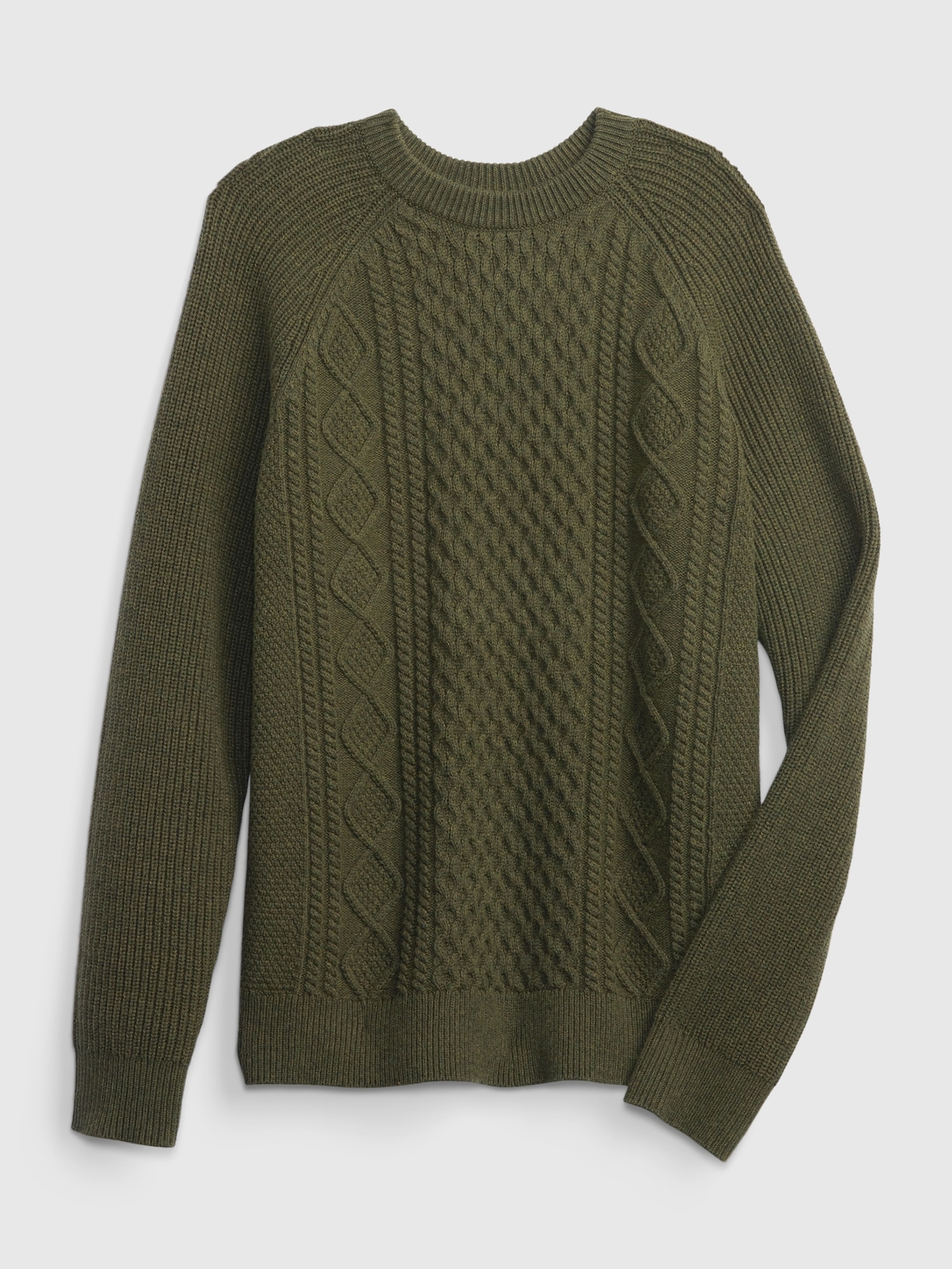 CableKnit Crewneck Sweater Gap