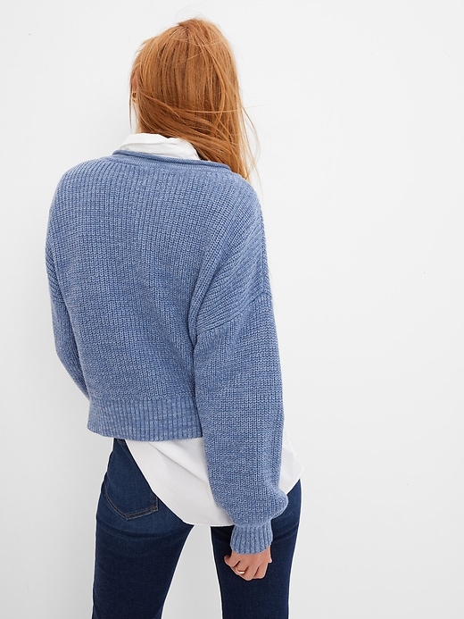 Image number 2 showing, Shaker-Stitch Pocket Sweater