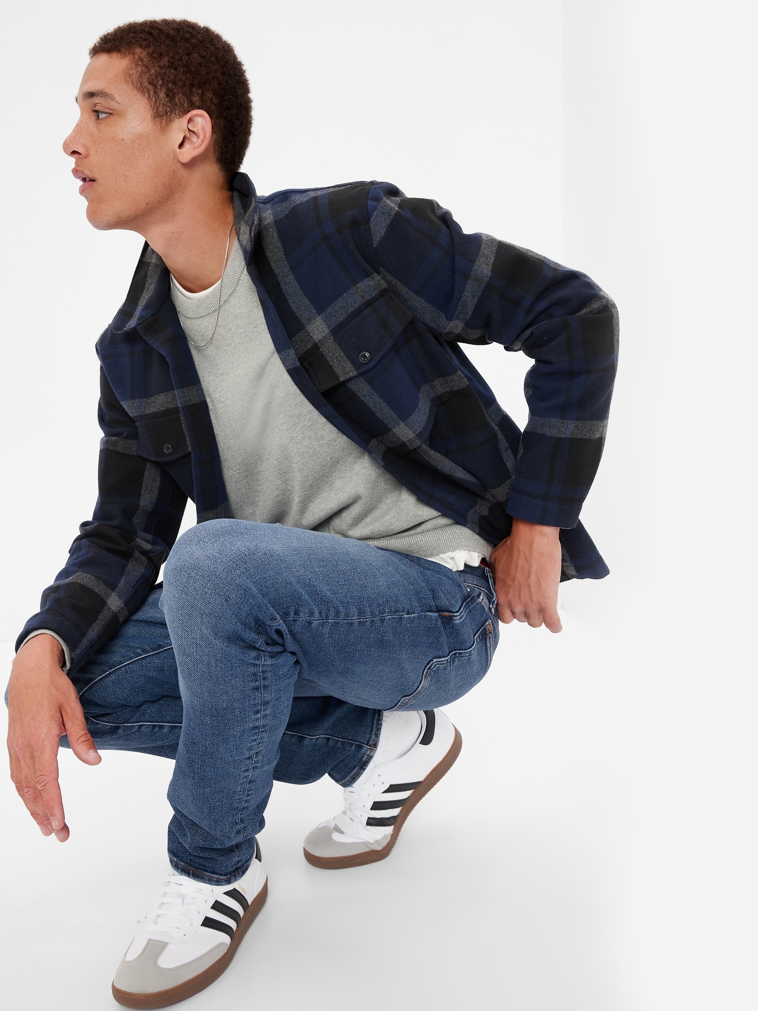 Shop Men DKWASINDIG Skinny GapFlex Soft Wear Max Jeans with Washwell -  36W/32L - 174 AED in KSA