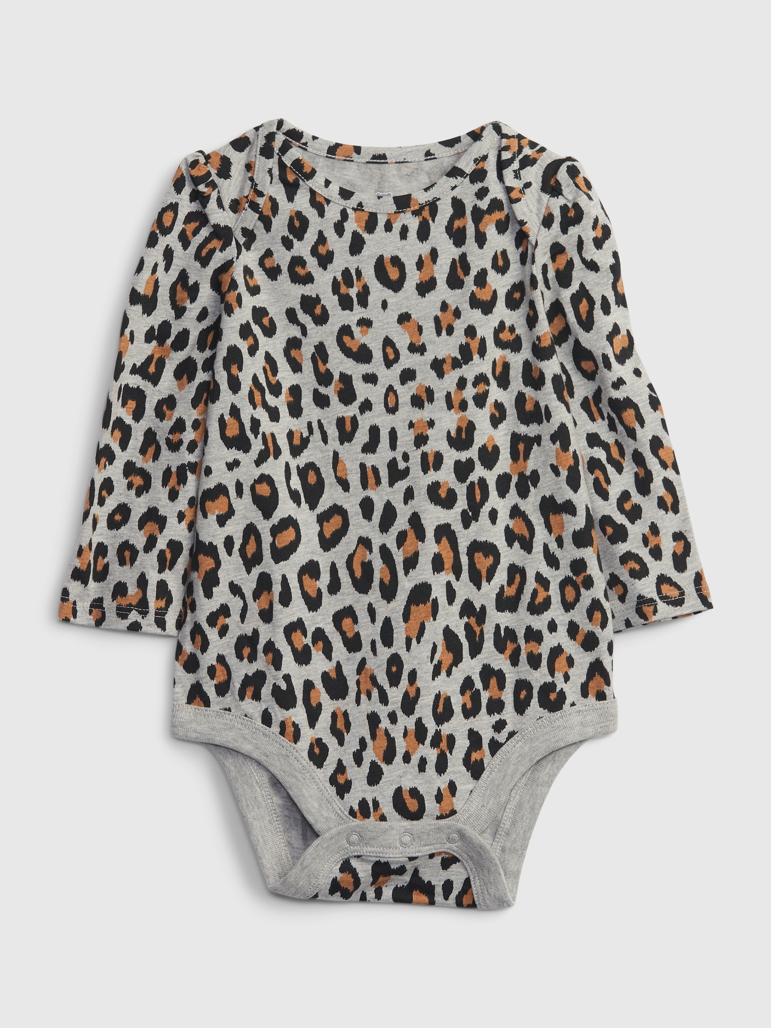 Gap Baby 100% Organic Cotton Mix and Match Printed Bodysuit gray. 1