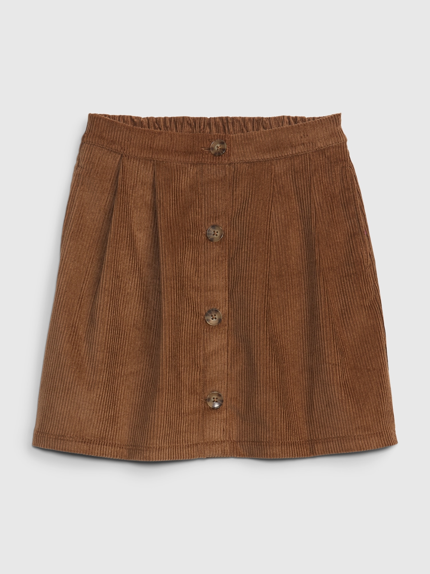 Brown corduroy skirt youth hotsell