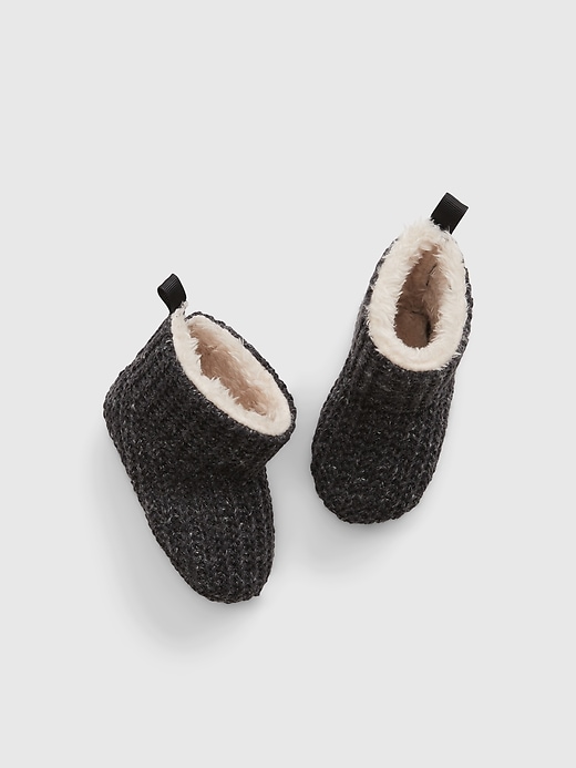 View large product image 1 of 1. Baby Sherpa-Lined Booties