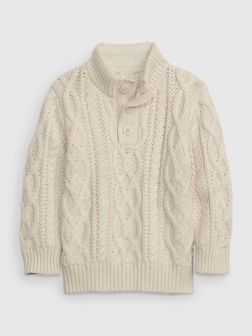 Image number 1 showing, Toddler Cable-Knit Sweater
