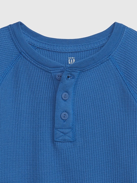 Image number 3 showing, Toddler Waffle Henley T-Shirt