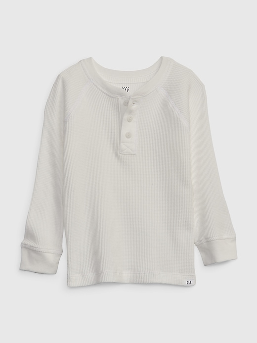 Image number 6 showing, Toddler Waffle Henley T-Shirt