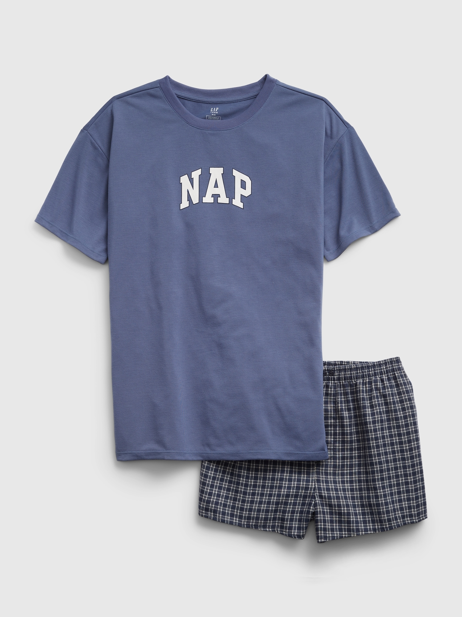 Teen 100% Recycled PJ Shorts Set