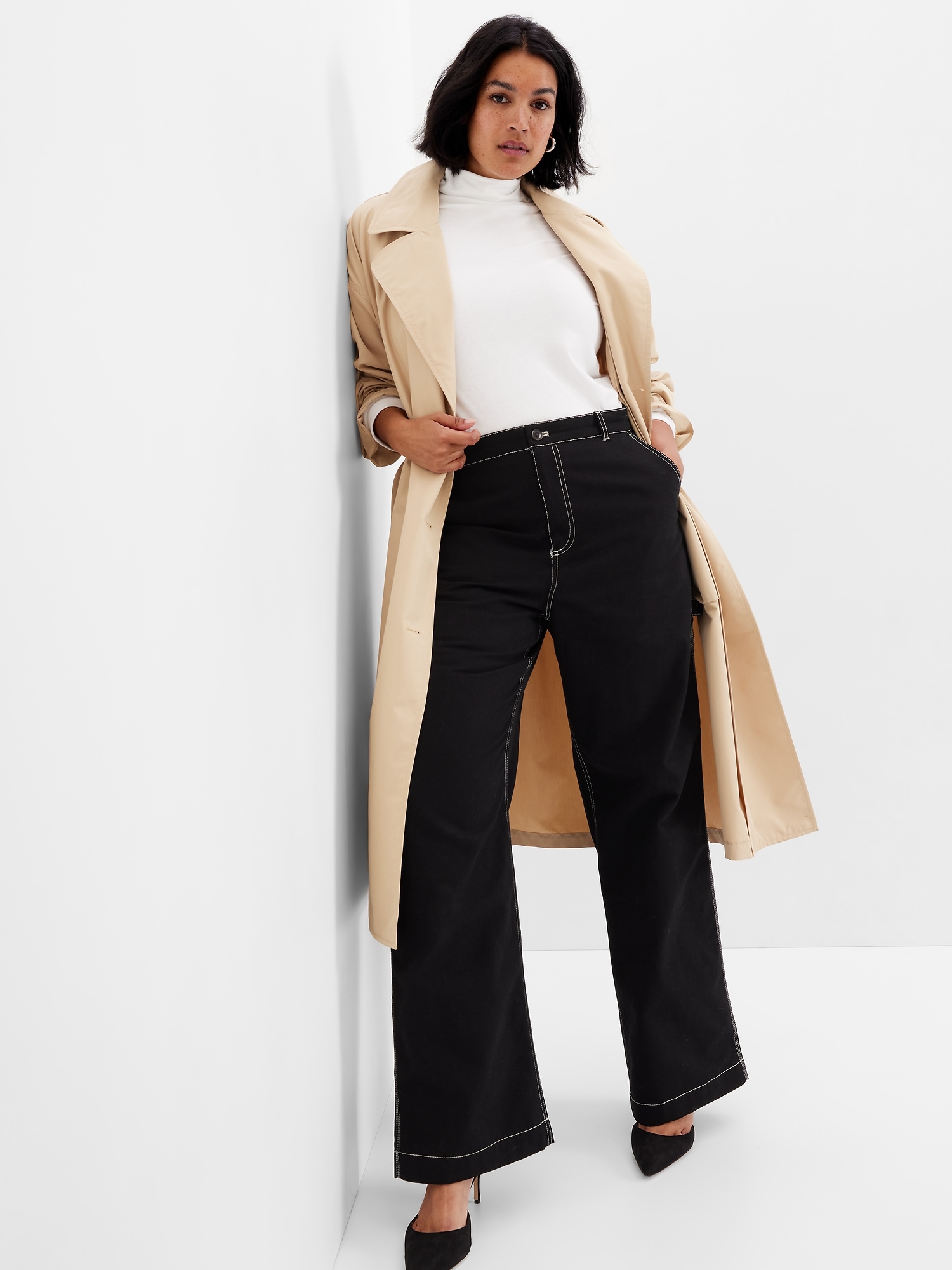 High Rise '90s Loose Carpenter Pants with Washwell | Gap