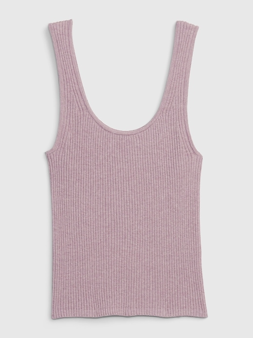 Image number 4 showing, Cropped Skinny Rib Sweater Tank Top