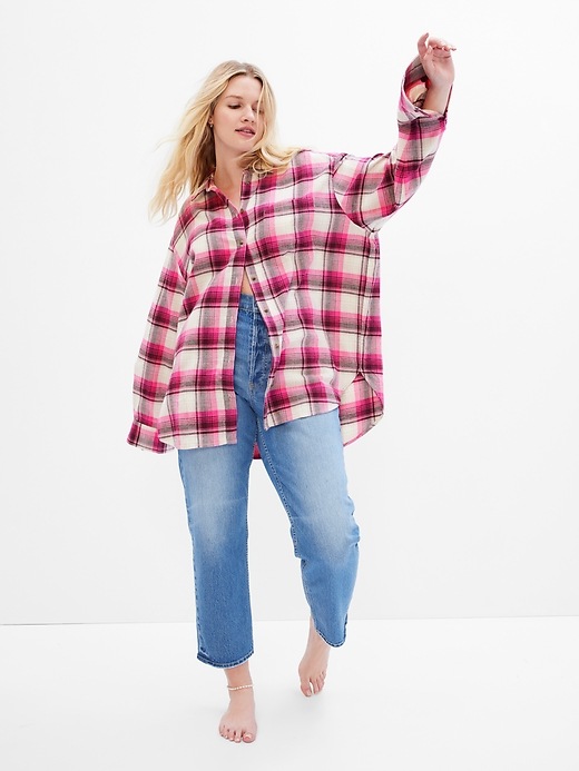 Image number 4 showing, Flannel Big Shirt