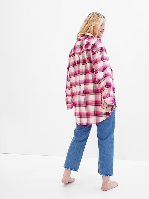 Image number 5 showing, Flannel Big Shirt