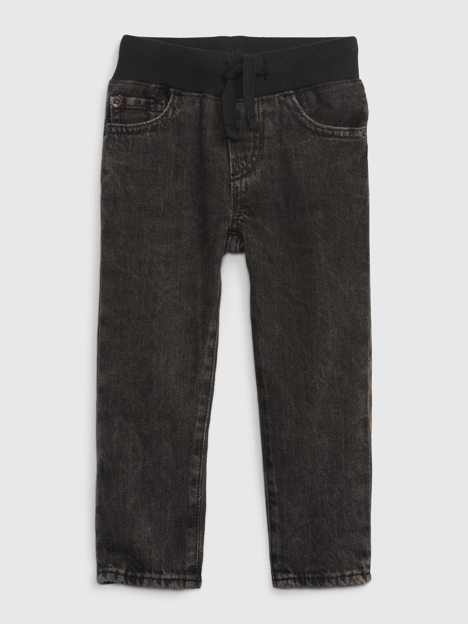 Gap Babies' Toddler Pull-on Slim Jeans With Washwell In Black Wash