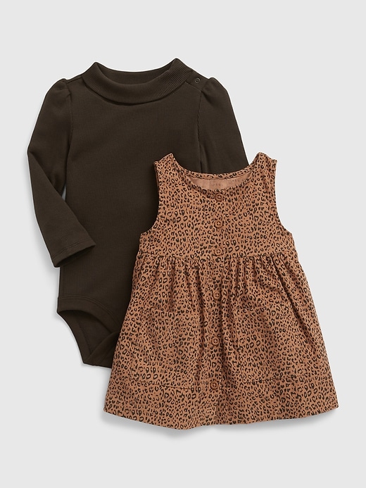 Image number 1 showing, Baby Corduroy Dress Set