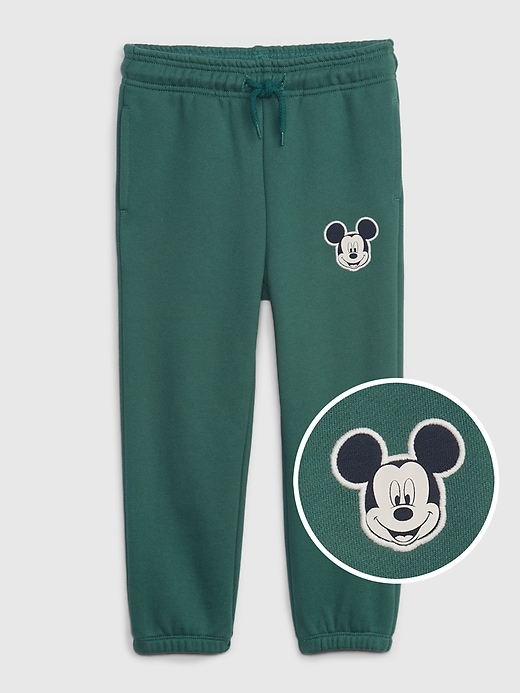 Image number 1 showing, babyGap &#124 Disney Organic Cotton Mickey Mouse Fleece Joggers