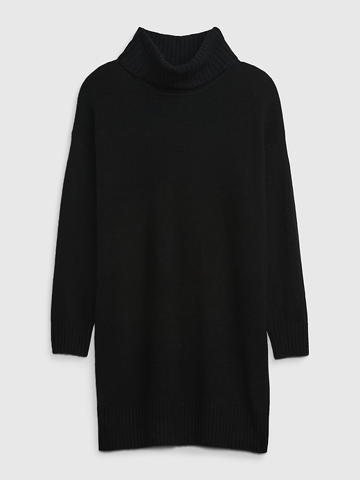 Image number 4 showing, CashSoft Turtleneck Mini Sweater Dress