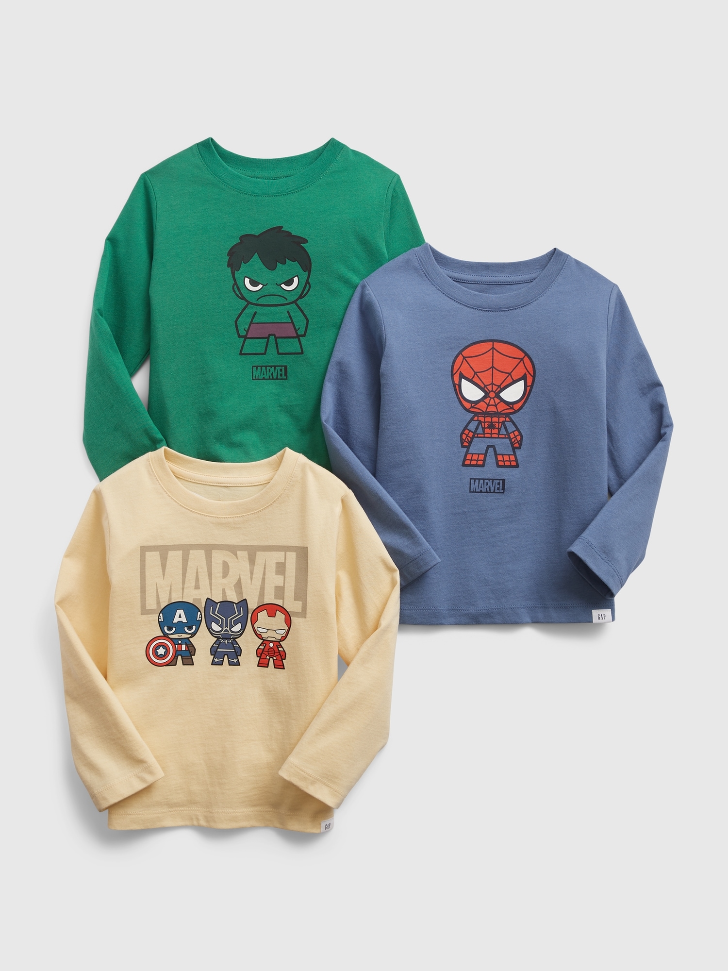 babyGap | Marvel Organic Cotton Graphic T-Shirt (3-Pack)