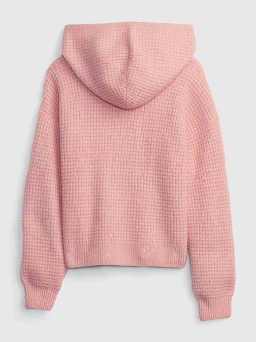 Image number 2 showing, Kids Waffle Hoodie Sweater