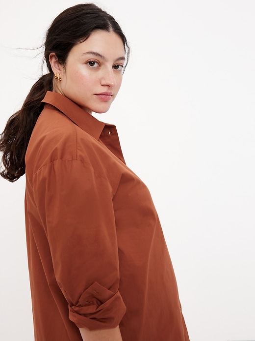 Image number 3 showing, Maternity Button-Down Shirt