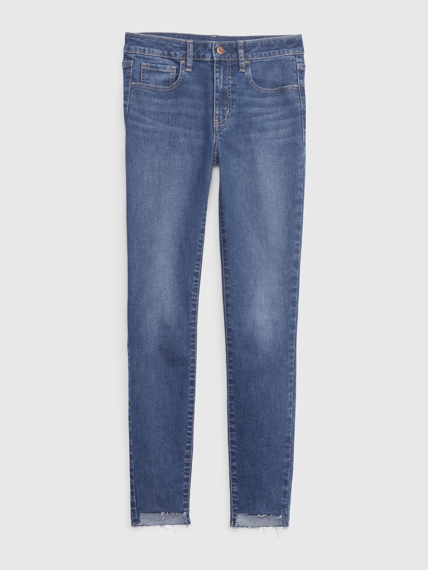 Buy Mid Blue Regular Length Stretch Jeggings (3-16yrs) from Next France