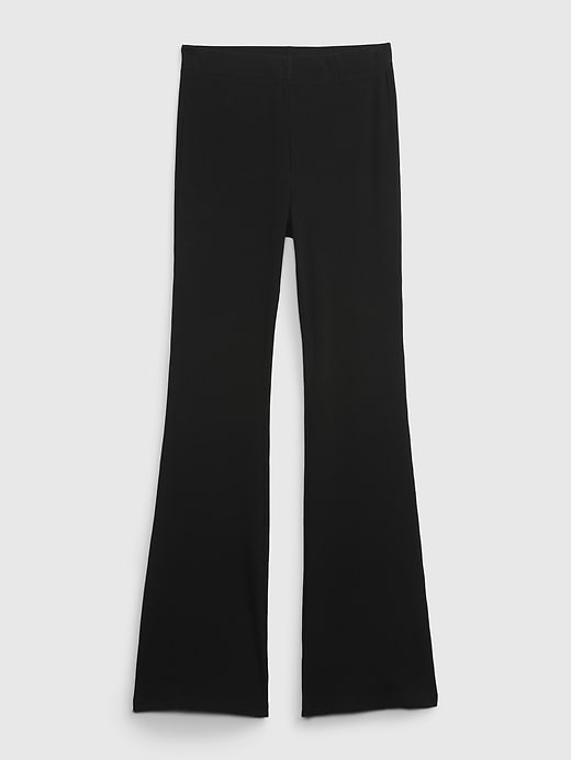 Mid Rise Rib Flare Pants | Gap