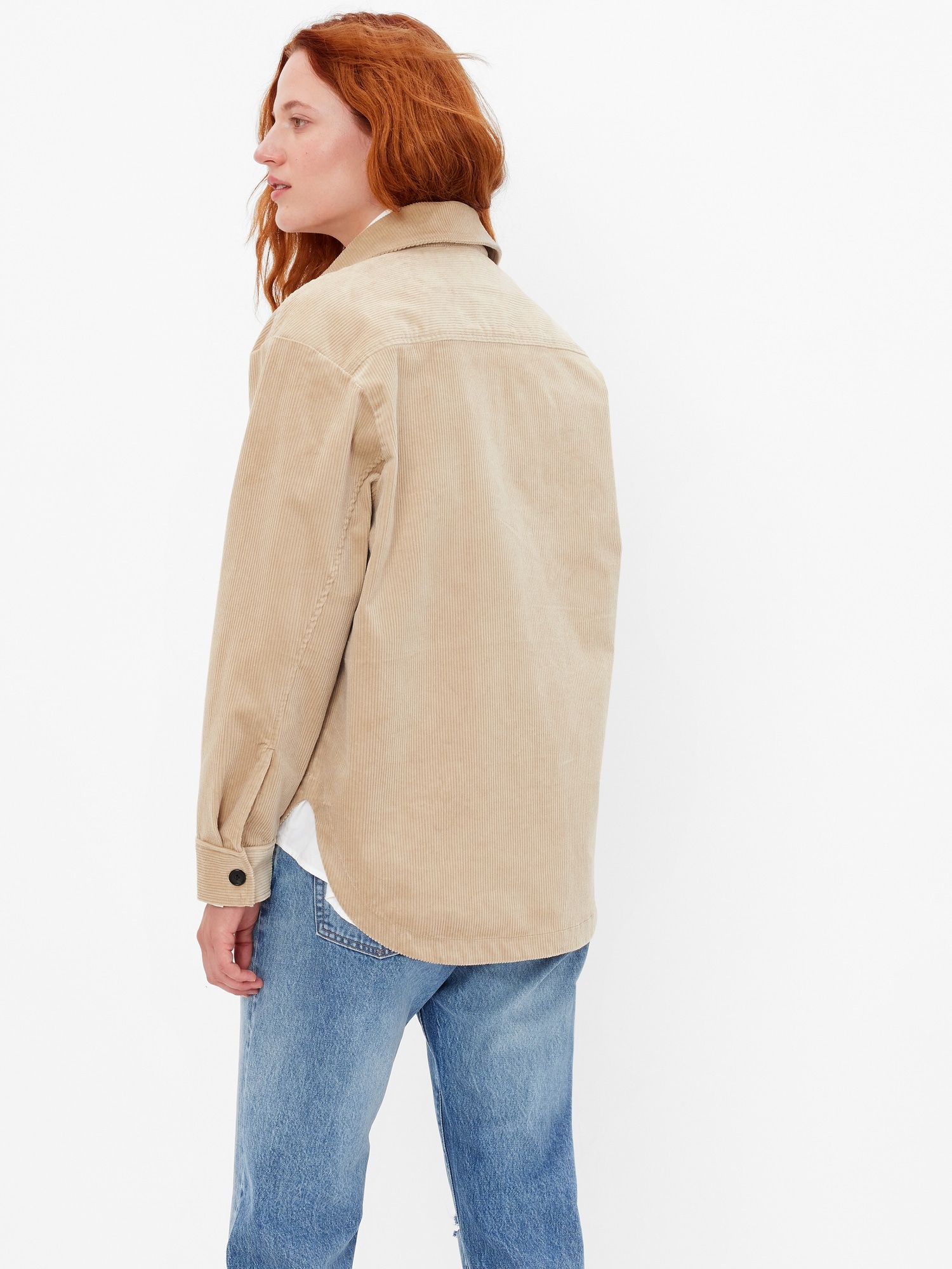 Oversized Corduroy Shirt | Gap