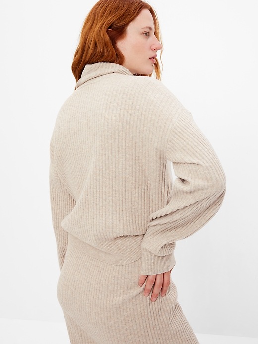 CashSoft Rib Turtleneck Sweater | Gap