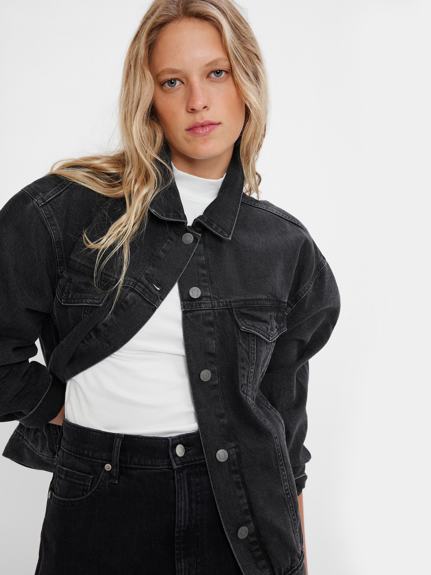 Gap Women's Oversized Icon Denim Jacket