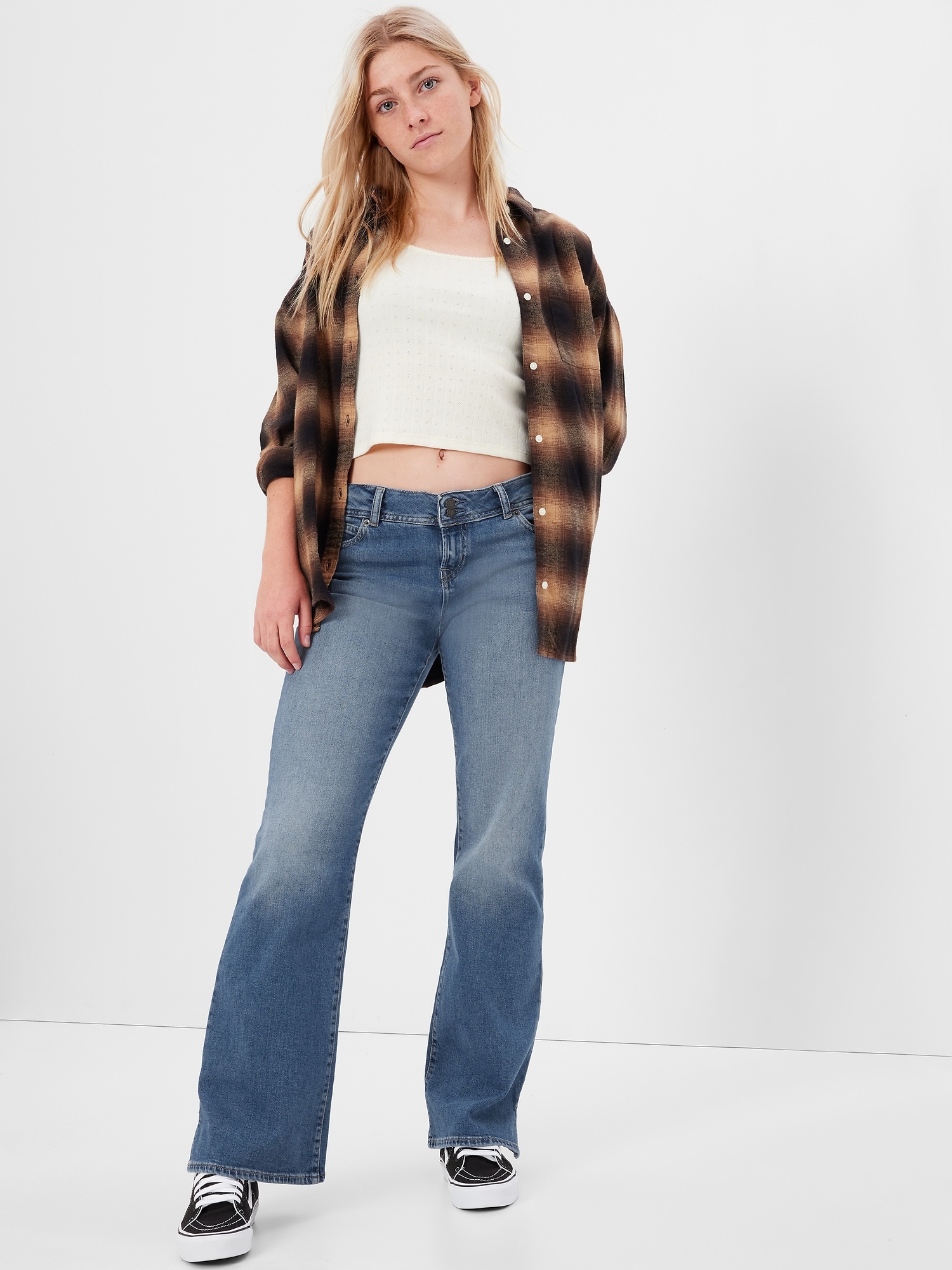 Teen Low Rise Vintage Bootcut Jeans