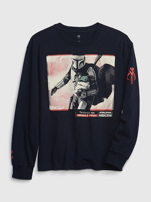 View large product image 1 of 1. GapKids &#124 Star Wars™ Organic Cotton Graphic T-Shirt