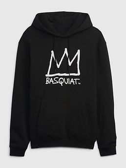 Basquiat pigment dyed online hoodie sweatshirt