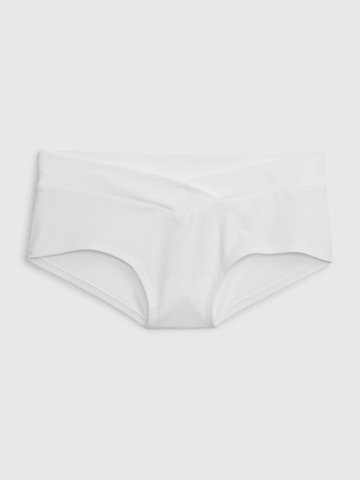 View large product image 1 of 1. Teen Organic Cotton Crossover Bikini Briefs