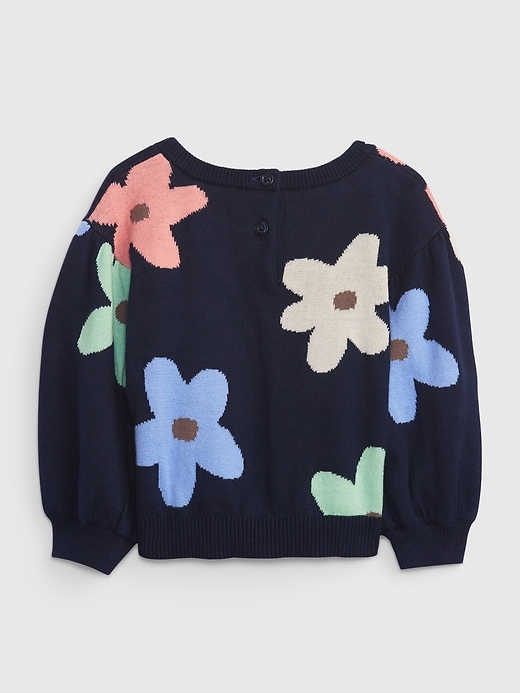 Image number 2 showing, Baby Flower Sweater