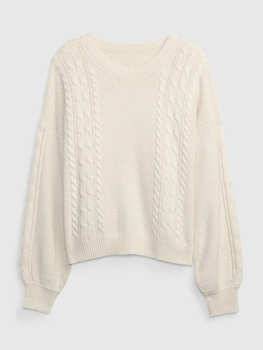 Image number 4 showing, Cable-Knit Sweater