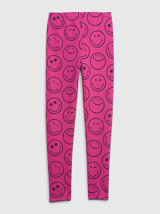 Image number 2 showing, Gap &#215 SmileyWorld&#174 Kids Cozy Leggings