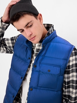 Recycled Puffer Layering Vest | Gap
