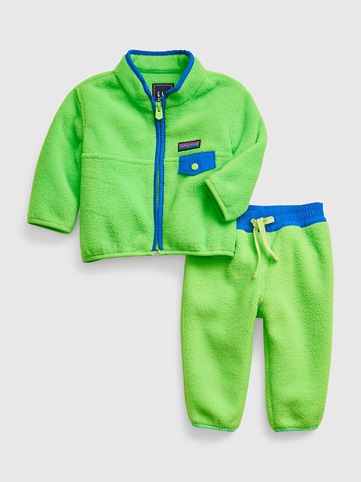 View large product image 1 of 1. Baby Arctic Fleece Mockneck Outfit Set