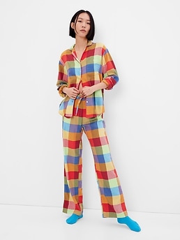 Gap deals flannel pajamas