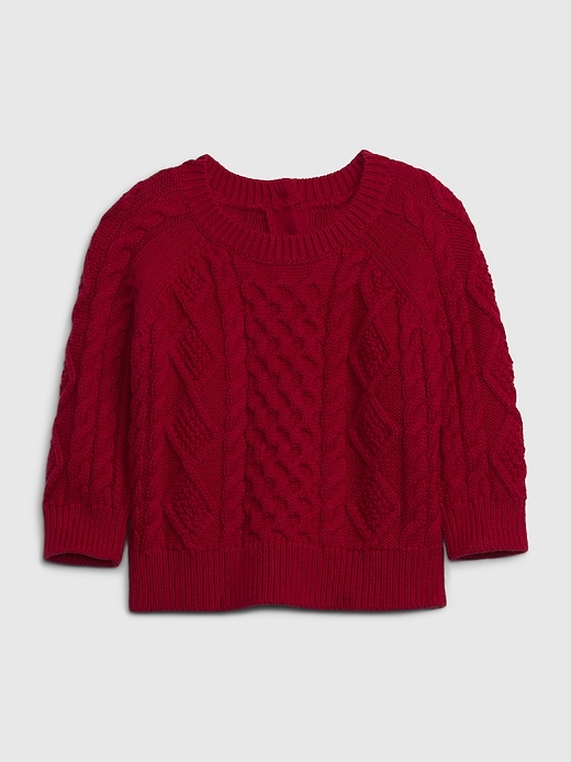 Image number 1 showing, Baby Cable-Knit Sweater